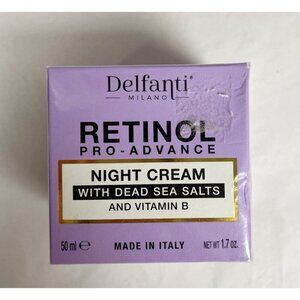 Delfanti Retinol Pro Advance night Cream W/ Dead Sea Salt - 1.7 oz